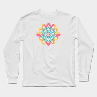 mandala Clamber drawing Long Sleeve T-Shirt